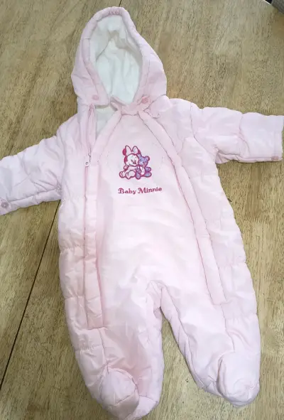 Enterito de bebé Baby Minnie rosado 3/6 meses - miniatura 1