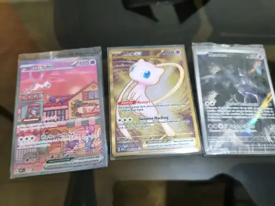 151 ultra premium colección Mew y Mewtwo holograf - miniatura 5