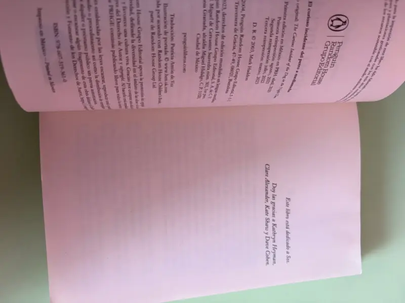 Libro 'El curioso incidente del perro a medianoche' de Mark Haddon - 3