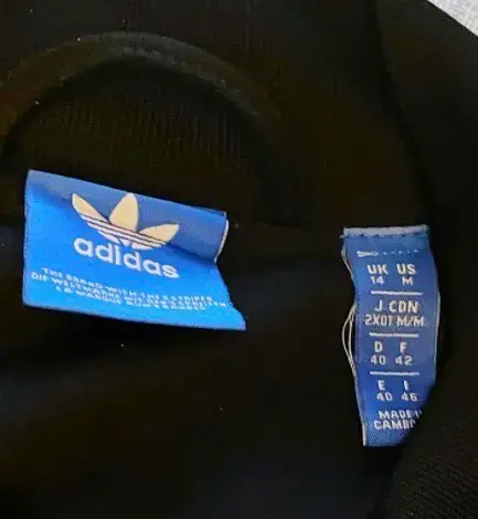 Polerón Adidas negro talla M - 1