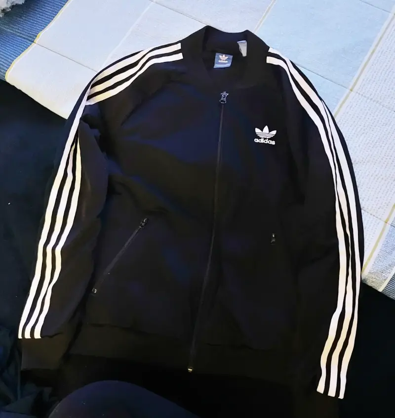 Polerón Adidas negro talla M - 2