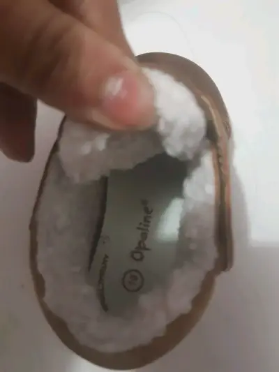 Zapato infantil marrón con velcro - miniatura 2