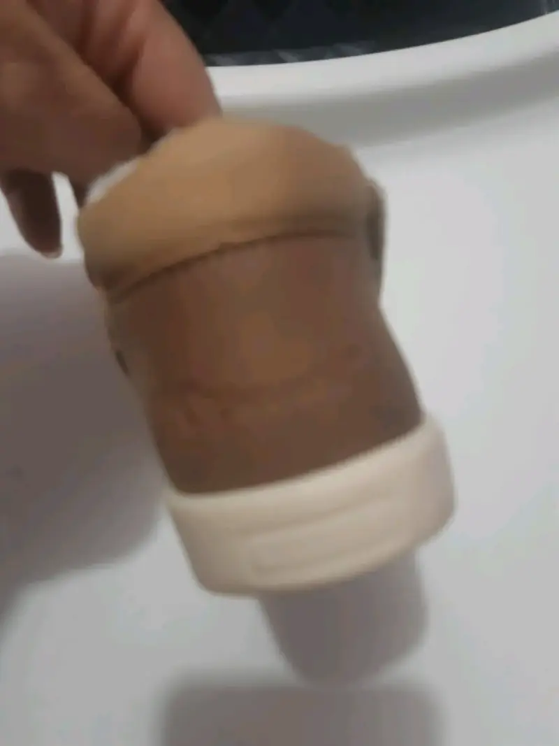 Zapato infantil marrón con velcro - 3