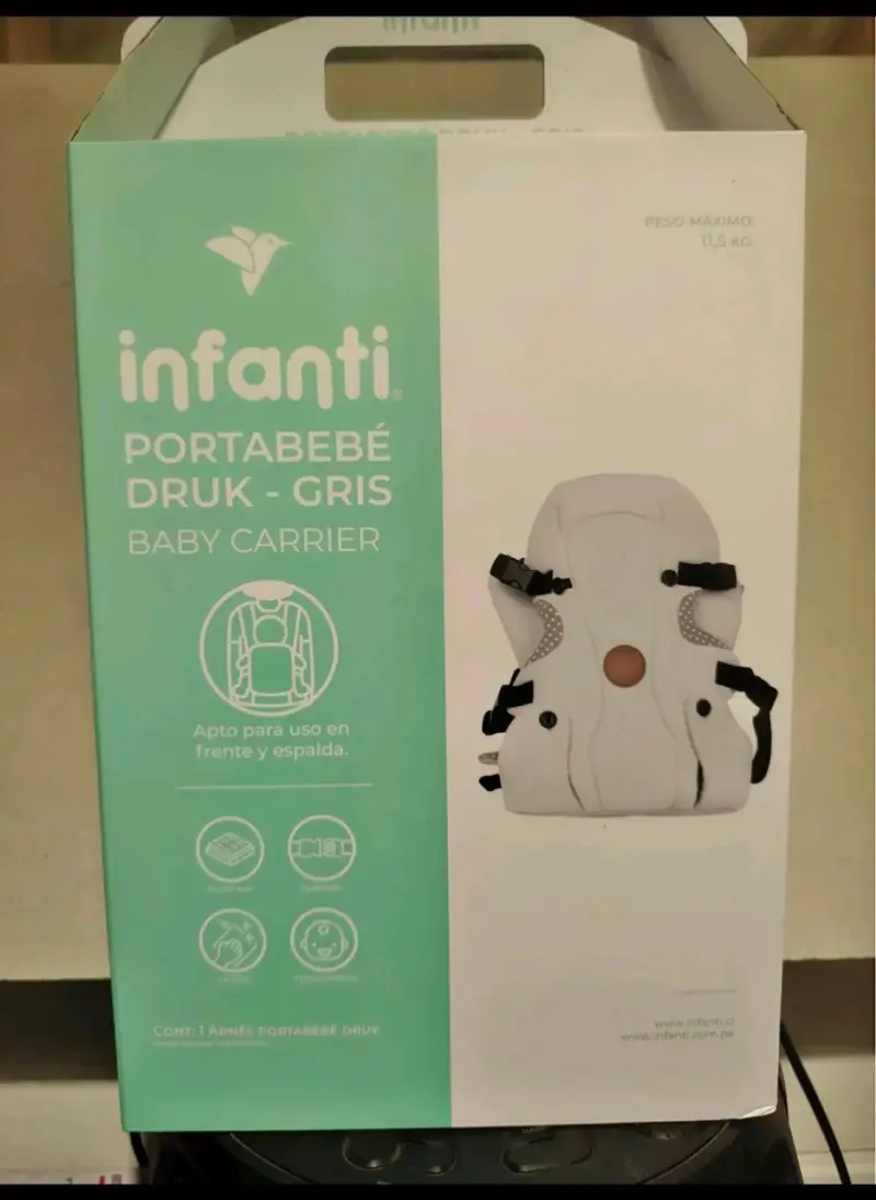 Portabebé Infanti Druk gris - 1