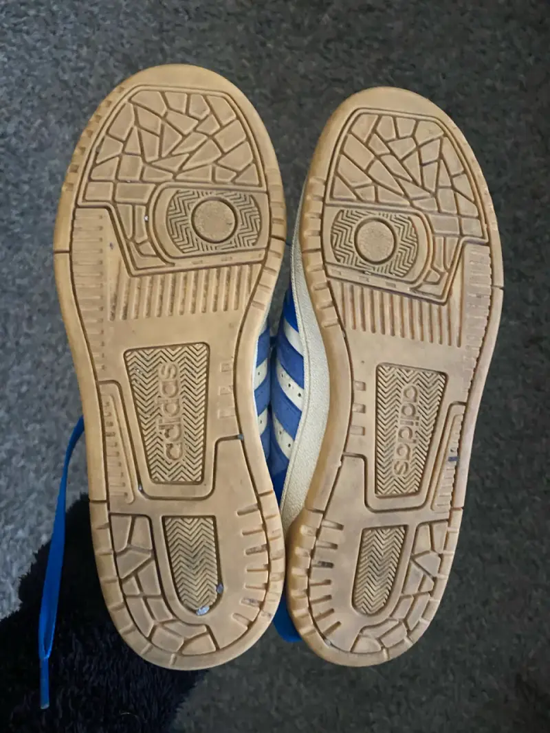 Zapatillas Adidas azules y blancas talla 36,5 - 4