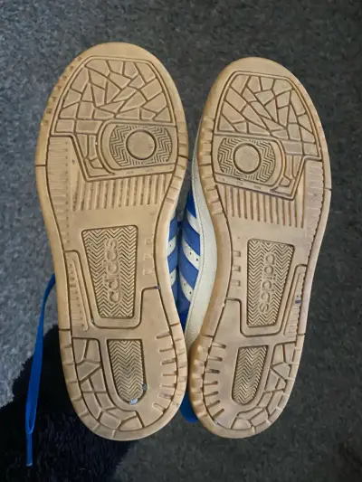 Zapatillas Adidas azules y blancas talla 36,5 - miniatura 4
