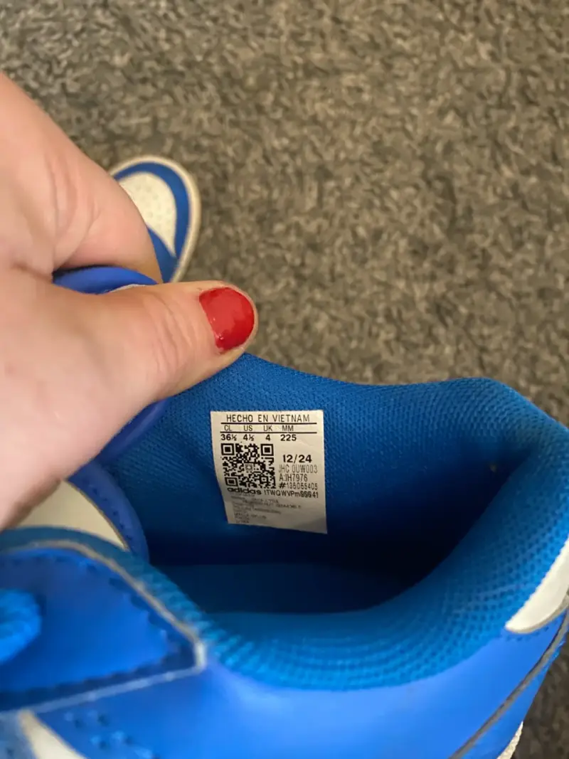 Zapatillas Adidas azules y blancas talla 36,5 - 5