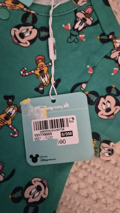 Enterito bebé Disney Mickey verde - miniatura 2