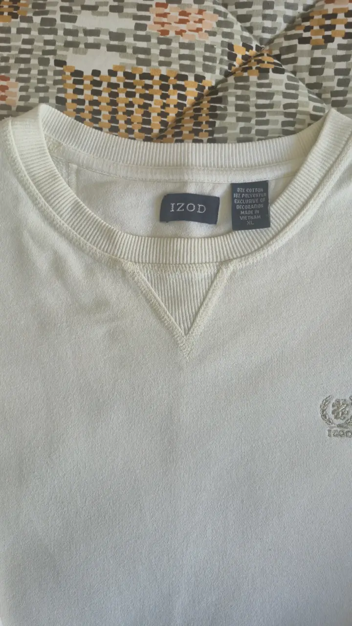 Polerón blanco Izod clásico unisex - 2