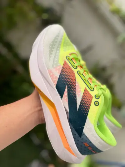 Zapatillas deportivas New Balance verde neón - miniatura 3