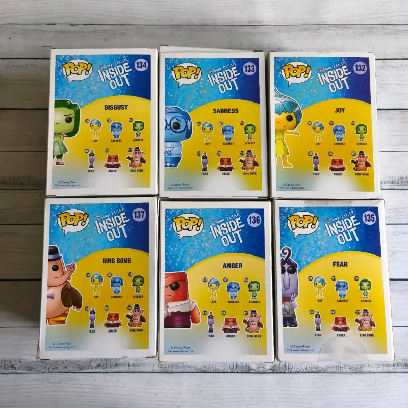 Set de figuras Funko Pop Inside Out - 2