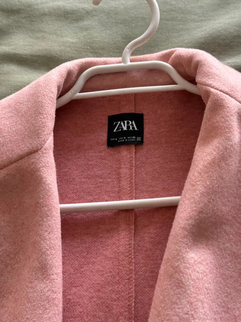 Abrigo rosa Zara elegante para mujer - 2