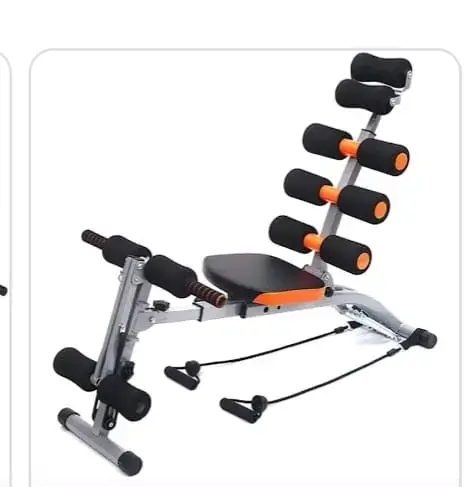Banco de ejercicios ajustable para abdominales