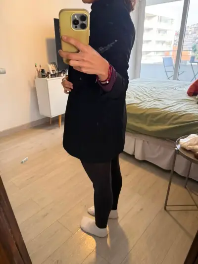Blazer H&M negro elegante para mujer - miniatura 3
