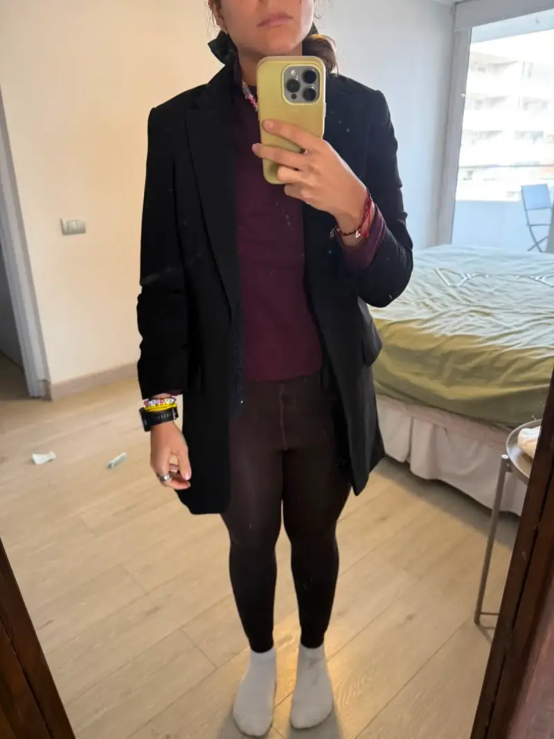 Blazer H&M negro elegante para mujer - 4