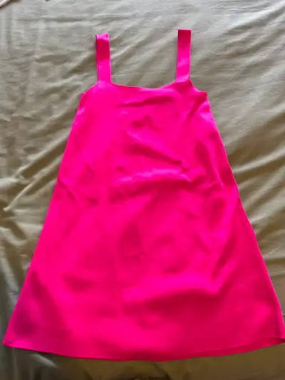 Vestido ZARA fucsia sin mangas para mujer - miniatura 1