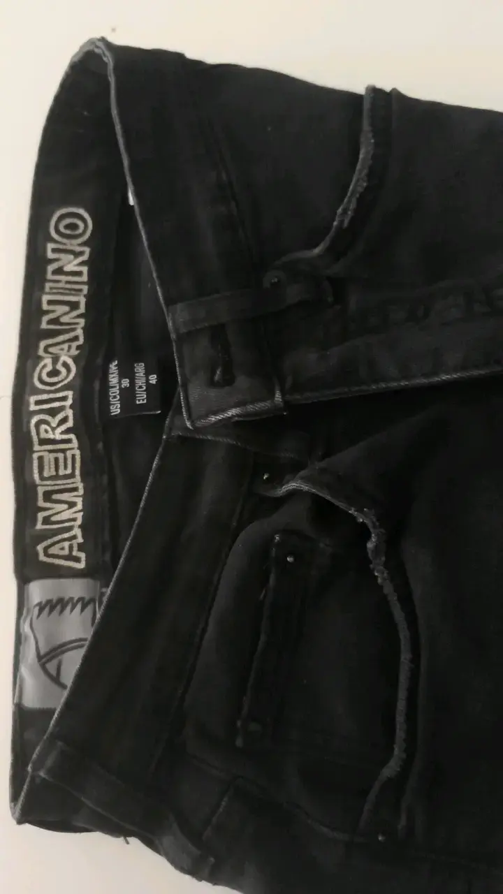 Jeans negros de hombre Americanino - 3