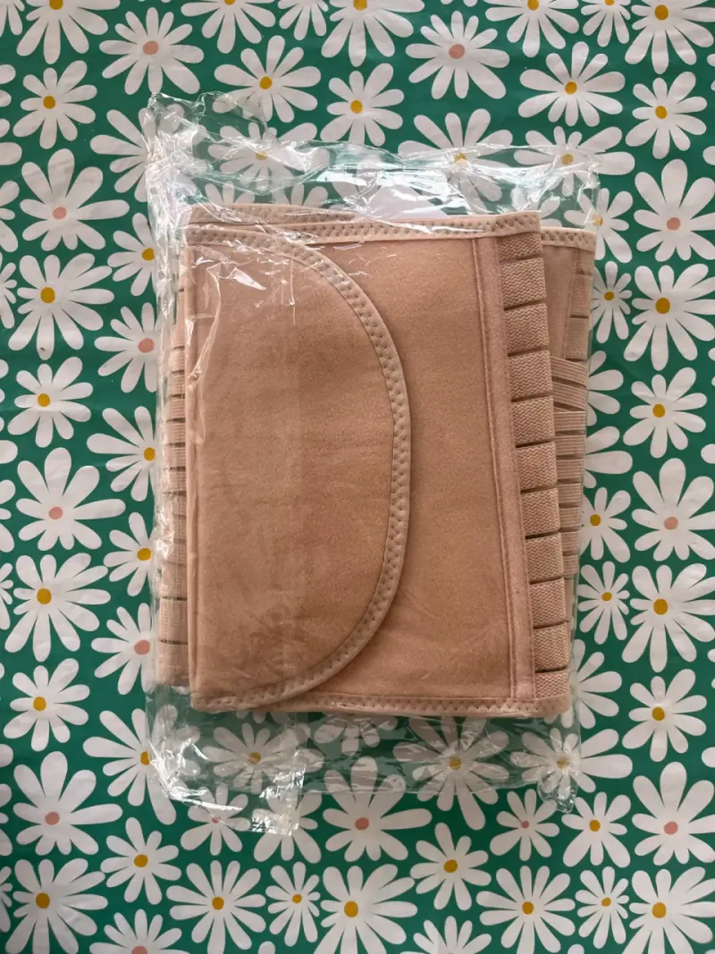 Faja postparto beige ajustable - 2