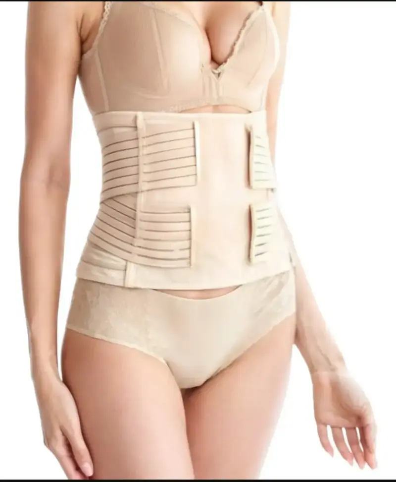 Faja postparto beige ajustable - 3