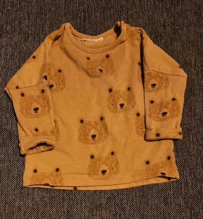 Camiseta bebé con estampado de osos - miniatura 1