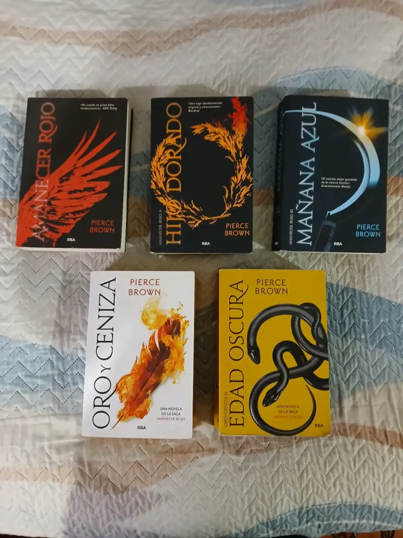 Colección de libros Amanecer Rojo de Pierce Brown
