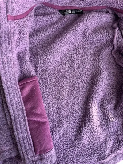 Polerón morado The North Face para niños - miniatura 5