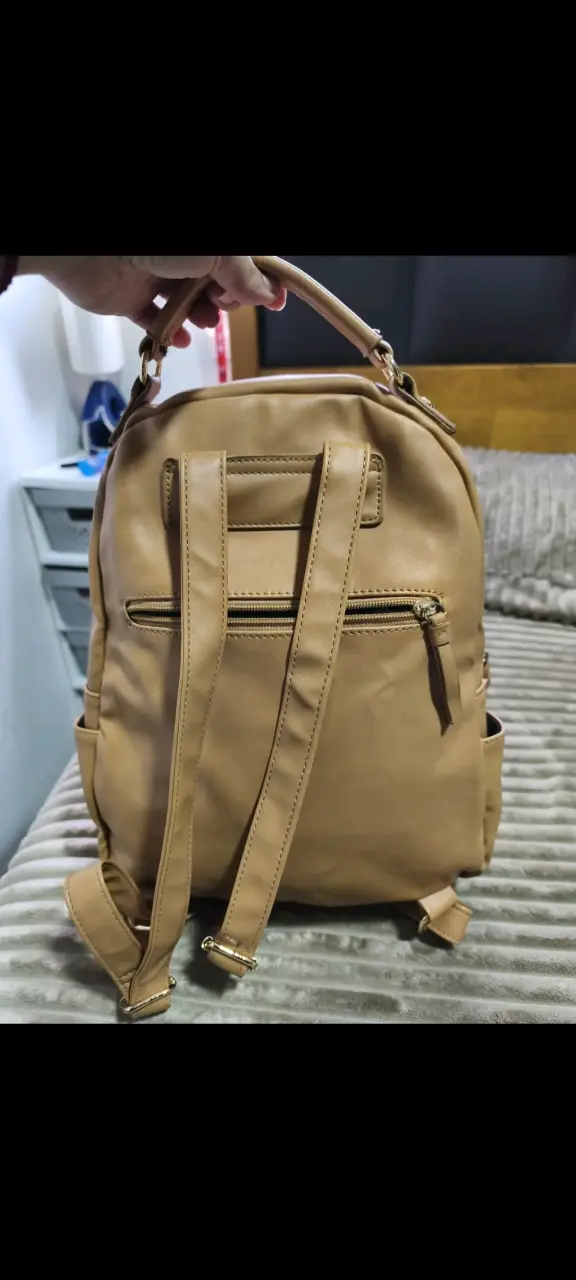 Mochila Secret beige acolchada - 5