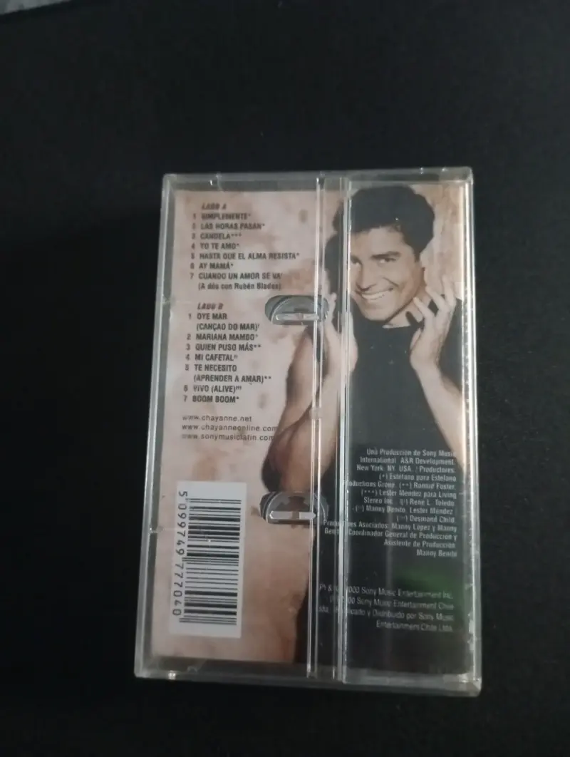 Cassette Chayanne Simplemente original - 2