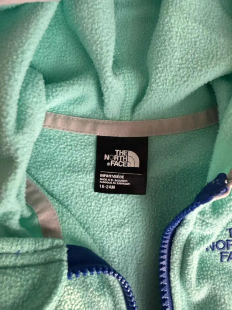 Polerón polar The North Face verde menta - 3
