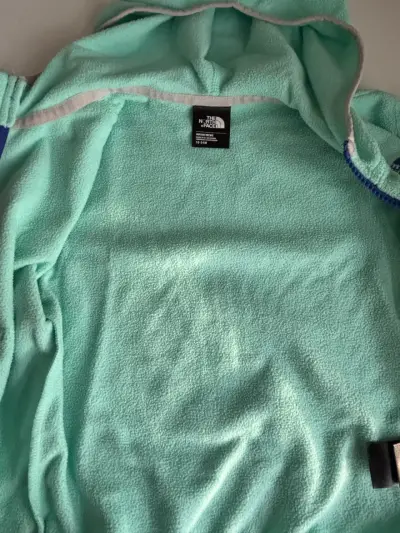 Polerón polar The North Face verde menta - miniatura 5