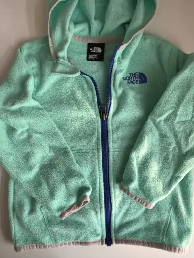 Polerón polar The North Face verde menta - miniatura 6