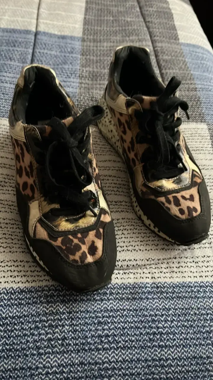 Zapatillas deportivas animal print mujer - 1
