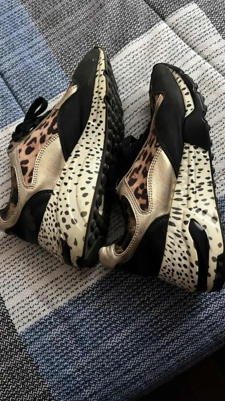 Zapatillas deportivas animal print mujer - 4