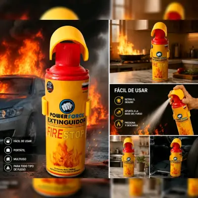 Extintor portátil Power Force Fire Stop 400ml - miniatura 3