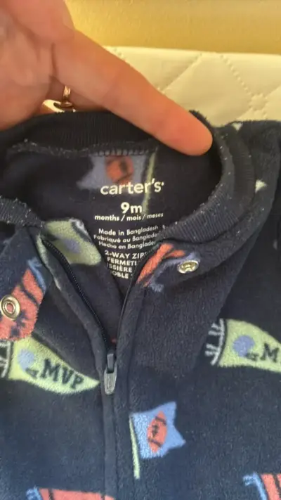 Enterito de bebé Carter's azul con estampado - miniatura 2