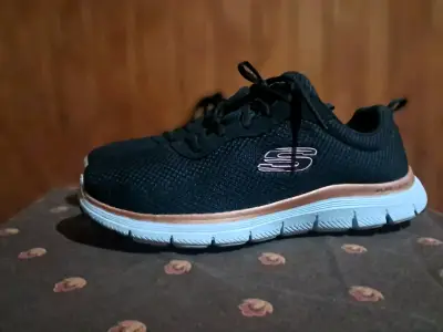 Zapatillas deportivas Skechers negras Flex Appeal - miniatura 1