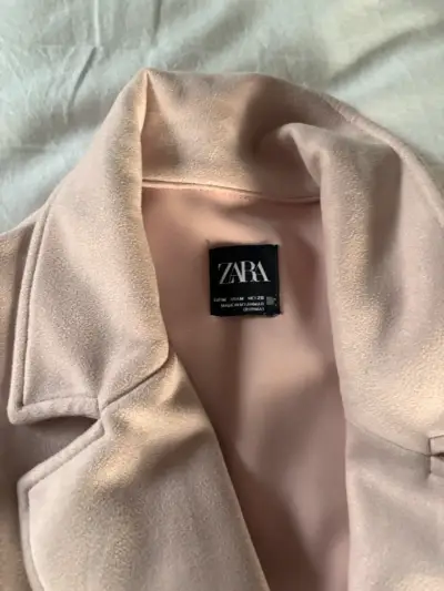Abrigo rosa Zara elegante para mujer - miniatura 1