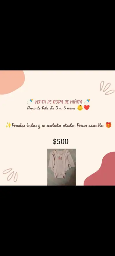 Ropa niña 0-3 meses - miniatura 1