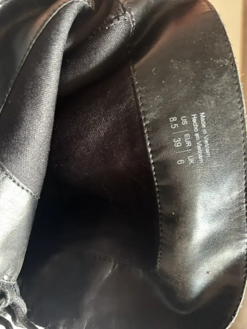 Botas Aldo de cuero negras - 5