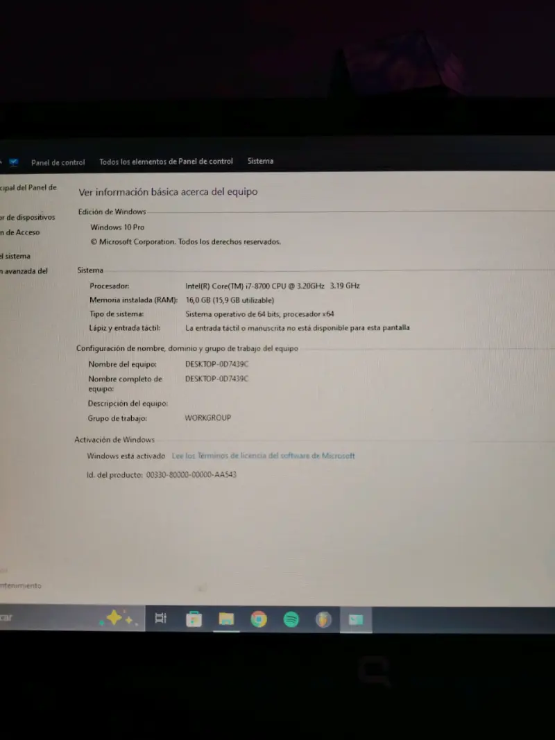 🔥 PC Gamer/Trabajo i7-8700 | 16 GB RAM | SSD + 2 T - 2
