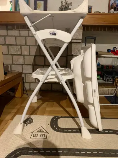 Cambiador plegable CAM blanco para bebé - miniatura 1