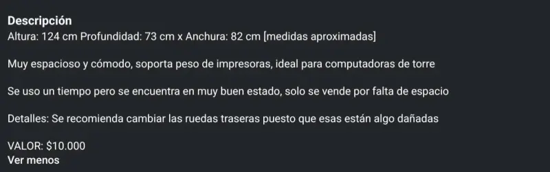 Escritorio de madera con estantes - 2