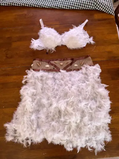 Disfraz de pascuence blanco para mujer - miniatura 3