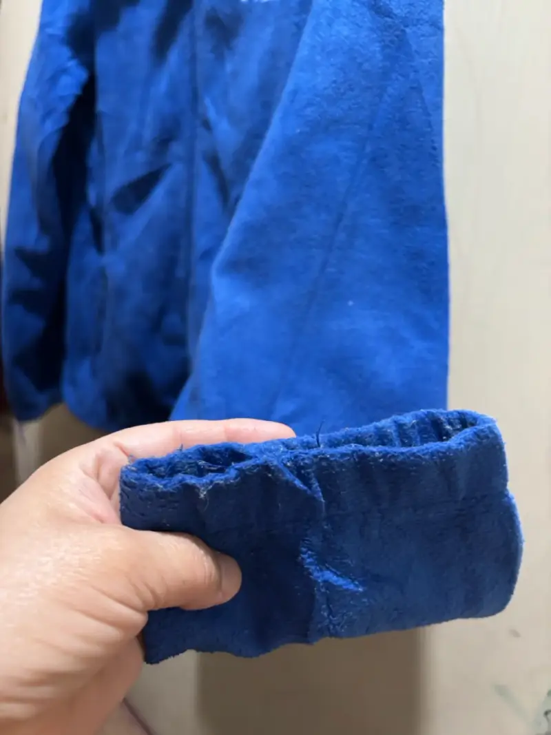 Chaqueta polar azul con cierre completo - 2