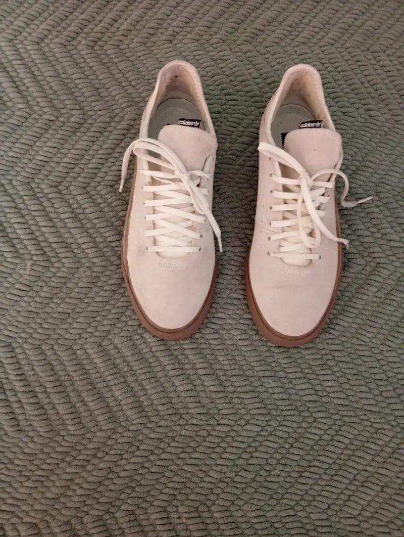 Zapatillas Adidas beige de tela - 3