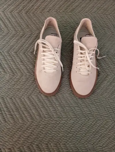 Zapatillas Adidas beige de tela - miniatura 3