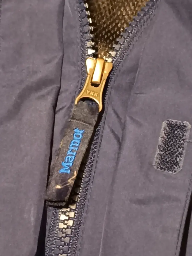 Chaqueta impermeable Marmot azul con capucha - 3