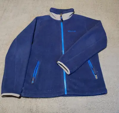 Chaqueta impermeable Marmot azul con capucha - miniatura 6