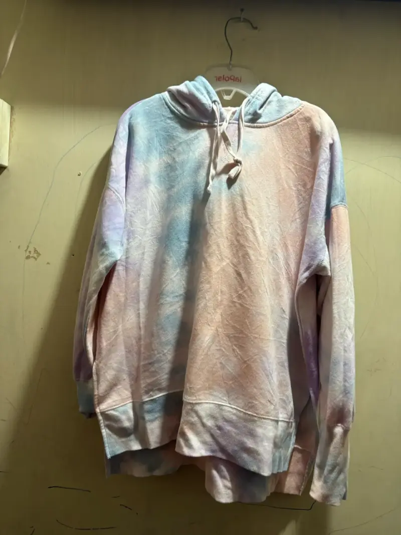 Polerón con capucha tie-dye unisex - 4