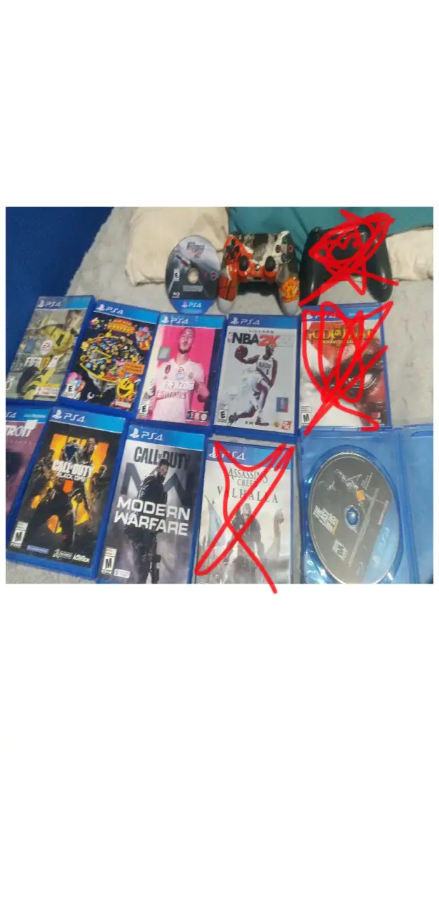 Colección de juegos PS4 variados